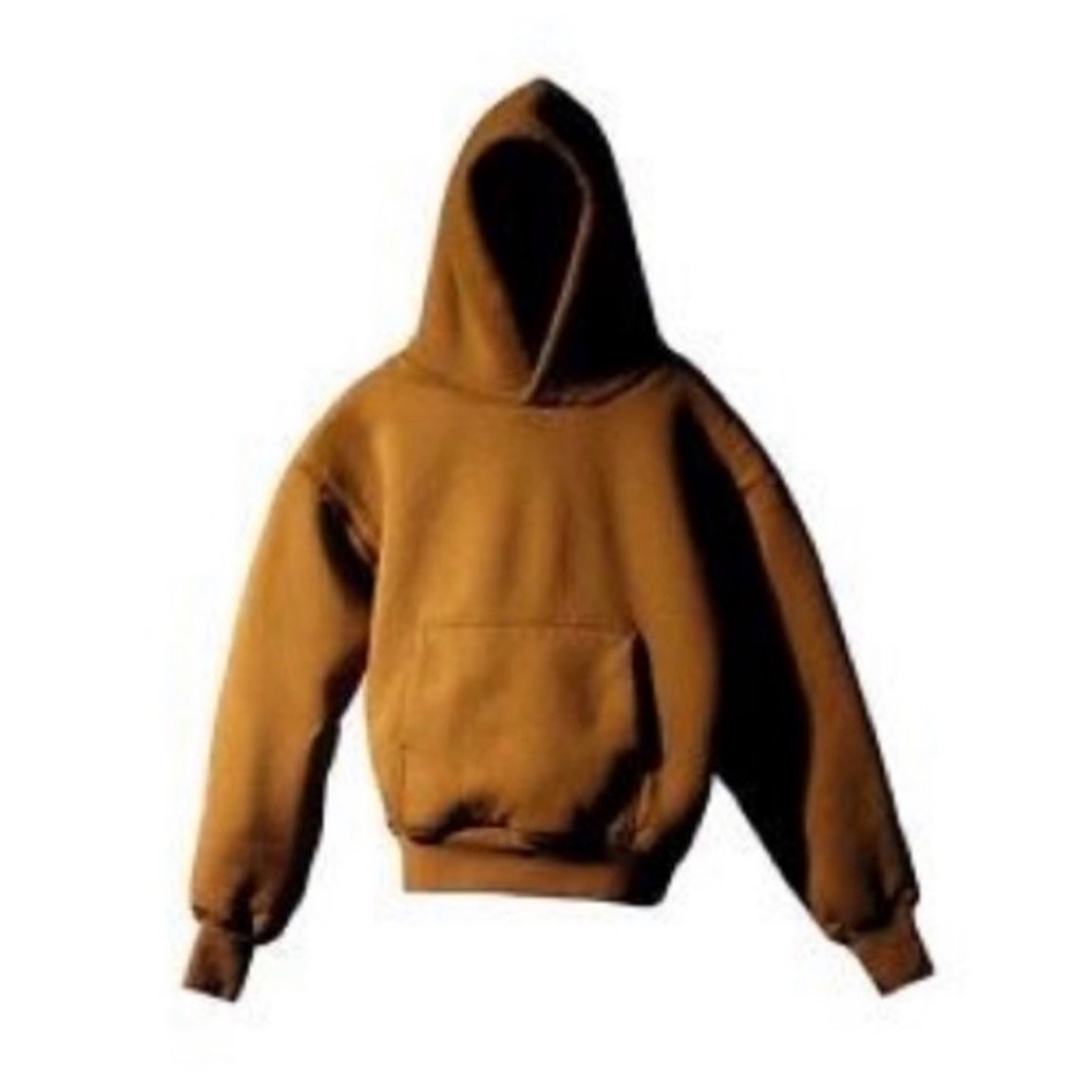 Yeezy Gap Hoodie Brown YZY  Medium Streetwear Hypebeast Kanye West Thick Cotton - Picture 2 of 6